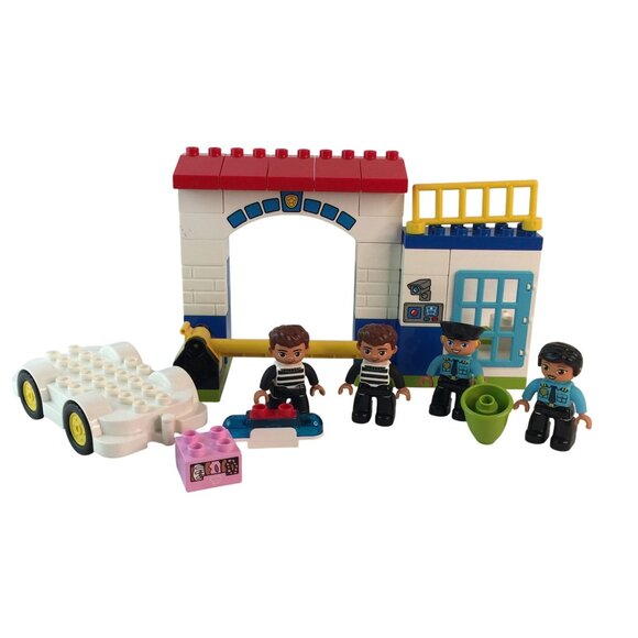 Lego Other - Lego Duplo Town Police Station #10902 Building Blocks Figures Incomplete